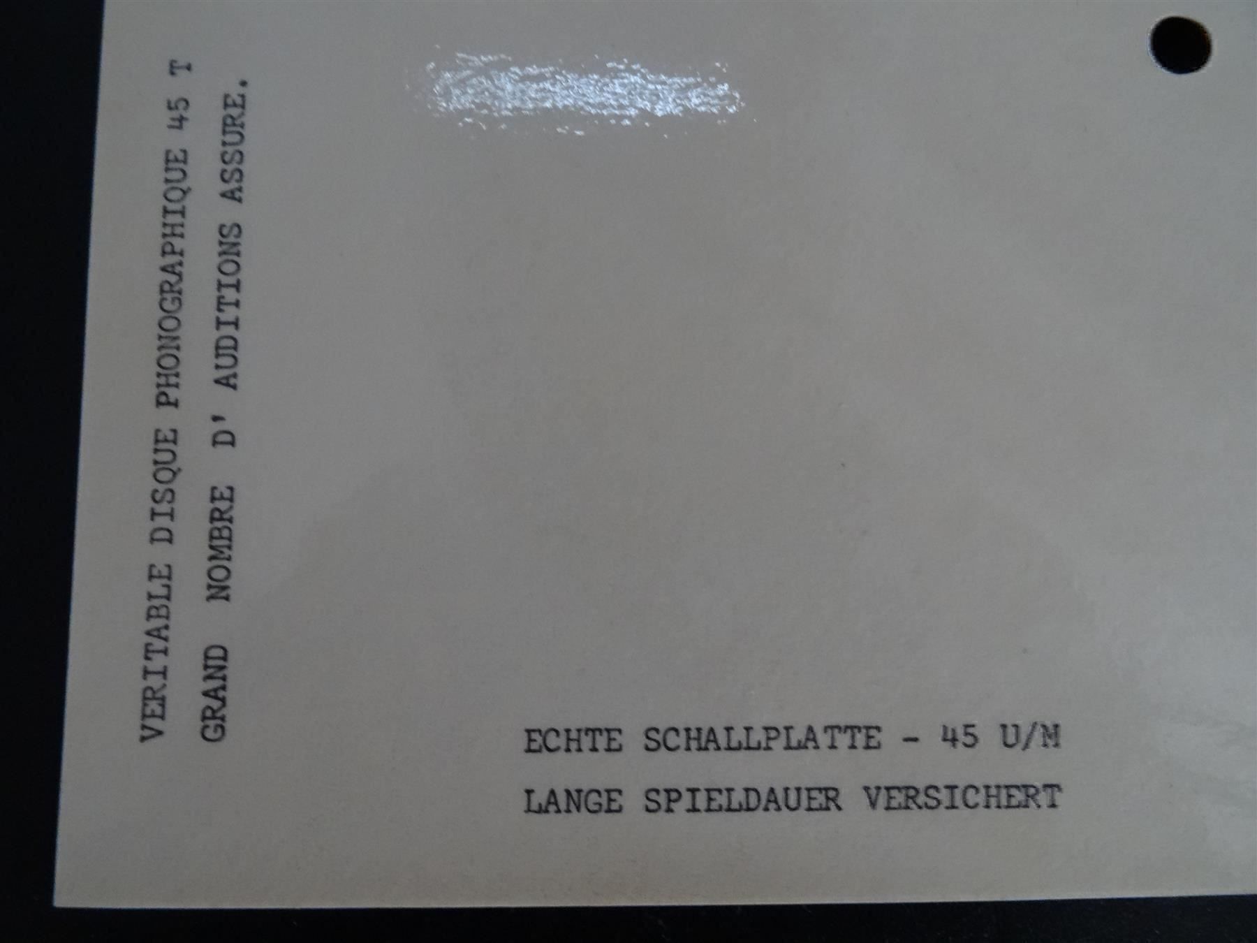 Dischi in vinile: Postkarten Schallplatte 45 Touren – Nuovo (secondo la descrizione) da Lupfig venduto da Hubi64 4