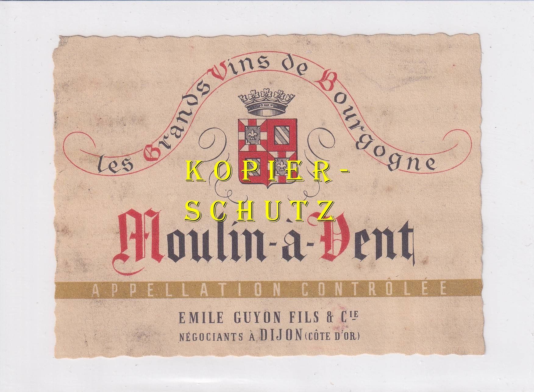 Carta: Etikette - Moulin-à-Vent /bd – Usato da Hombrechtikon venduto da Rudolf07