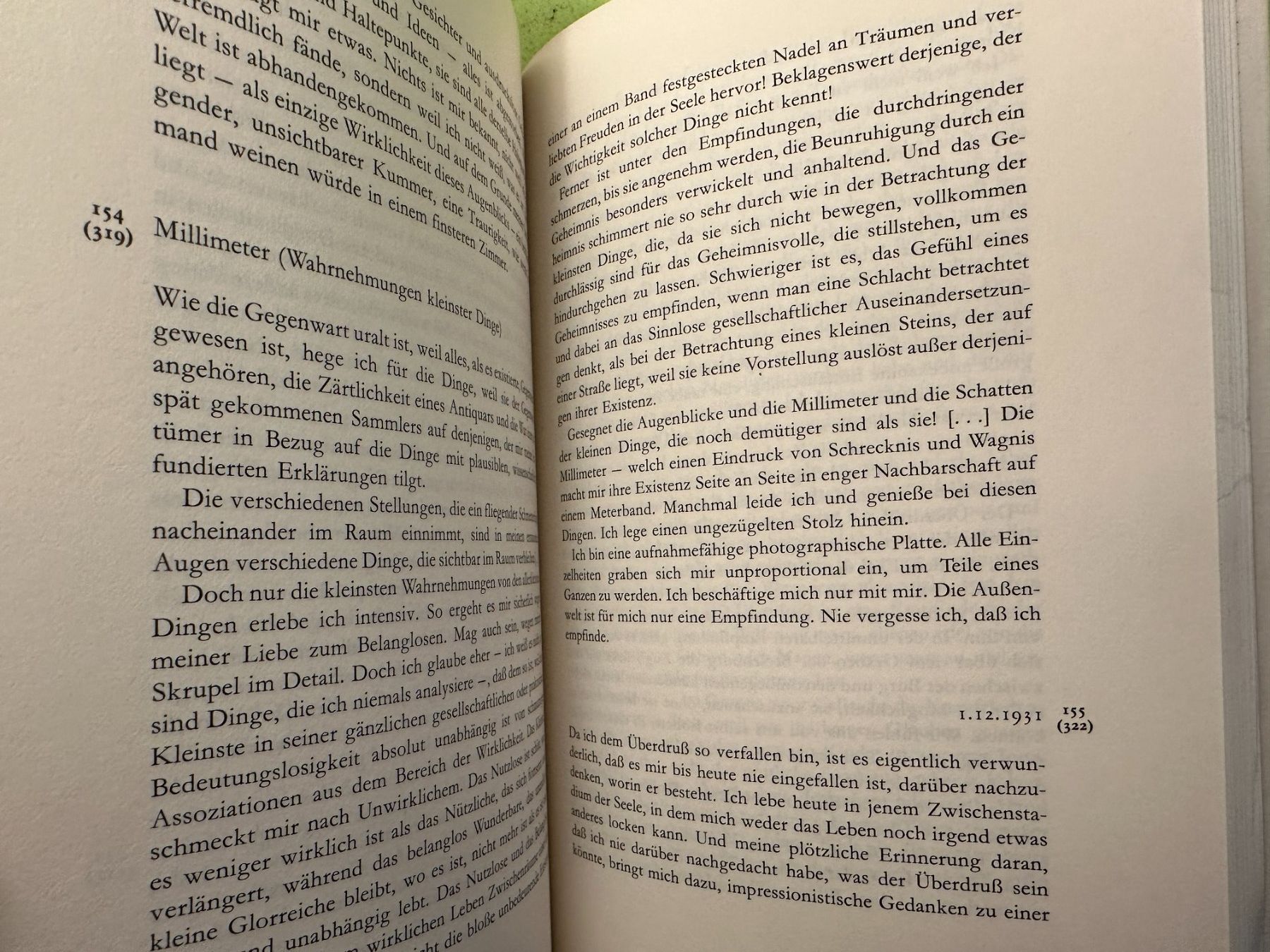 Bücher: Fernando Pessoa: Das Buch der Unruhe. – Gebraucht aus Zürich von allp 7