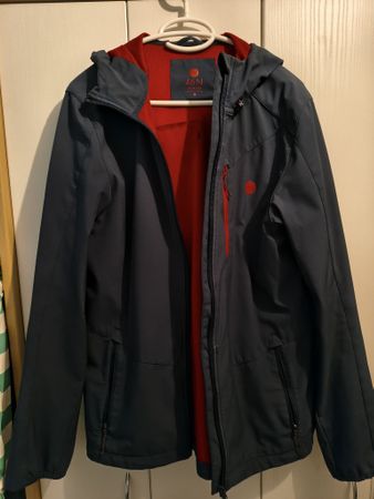 46 Nord Softshell Jacke blau rot Grösse 