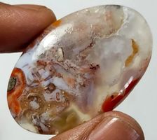 Cabochon L-6927 – Marokkanischer Achat 38X24X6mm 43.80 Karat