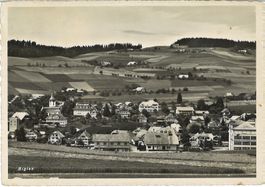 Antike Ansichtskarte von Biglen (BE)