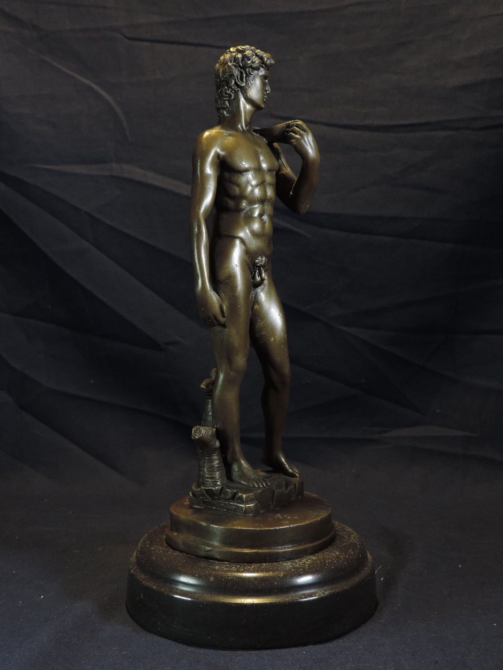 Sculture & Statue: Bronzefigur David von Michelangelo – Usato da Duggingen venduto da roterbambus 3