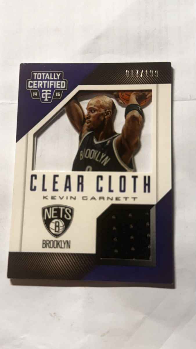 Nba Carte collezionabili: Kevin Garnett  Panini2014-15 NBA Total worn patch – Nuovo (secondo la descrizione) da Baar venduto da sp7ni