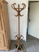 Garderobenständer Holz braun Höhe ca. 185 cm guter Zustand