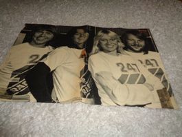 *** ABBA *** schwarz-weiss Poster / Fanposter