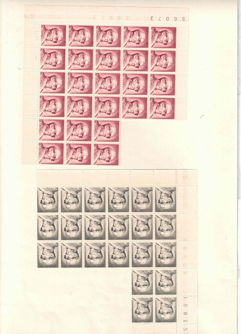 Alle Briefmarken: 6 Scans Probedrucke und dergleichen !! – Gebraucht aus Bibern SH von Heinibuehrer 5