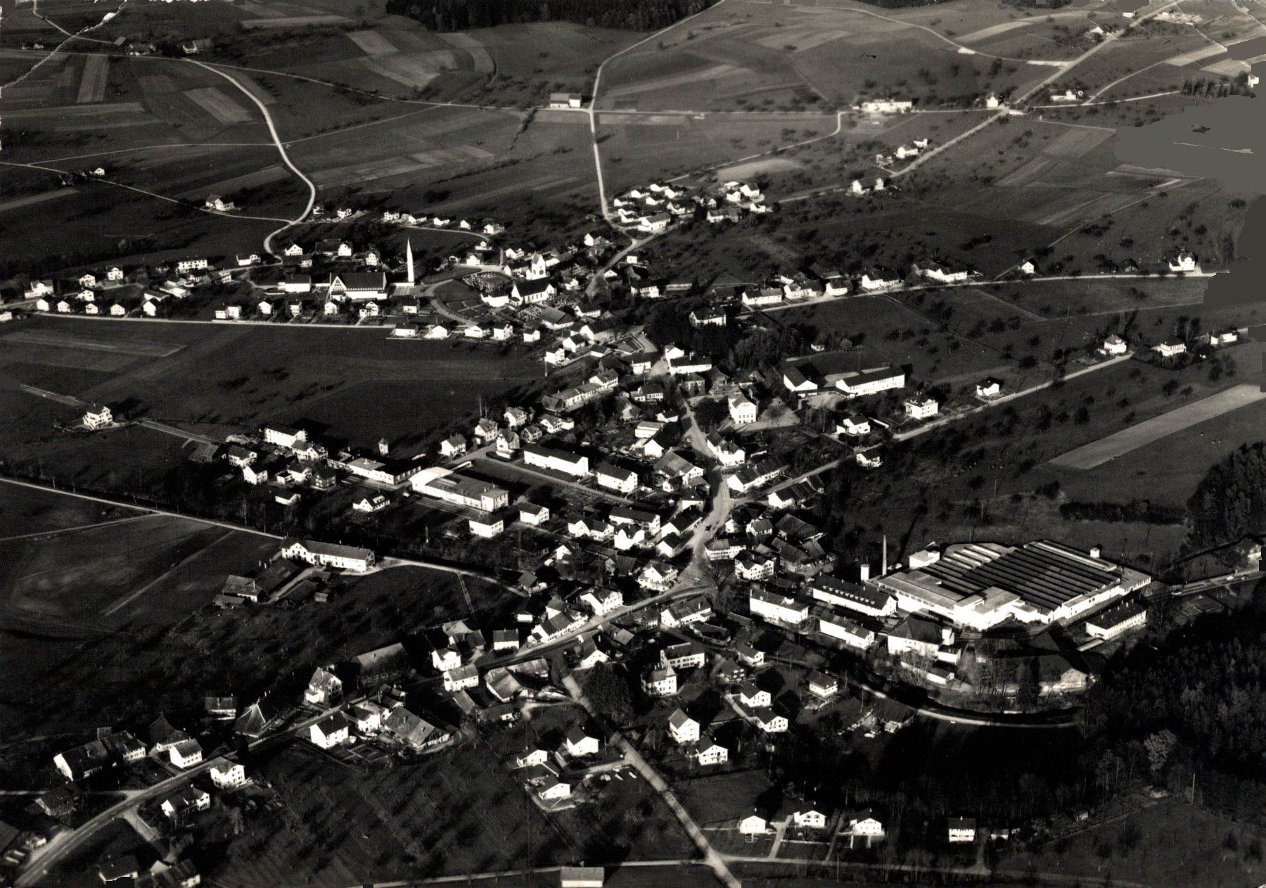 Cartes postales: Flugaufnahme Wängi TG – D'occasion à Bronschhofen par Astore