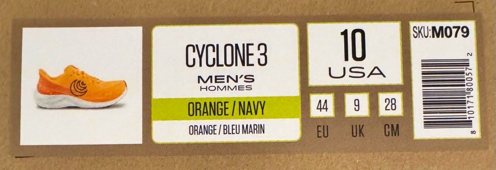 Scarpe da uomo: Topo Athletic Cyclone 3 (44) – Nuovo e nell'imballaggio originale da Hettlingen venduto da Island3201 3