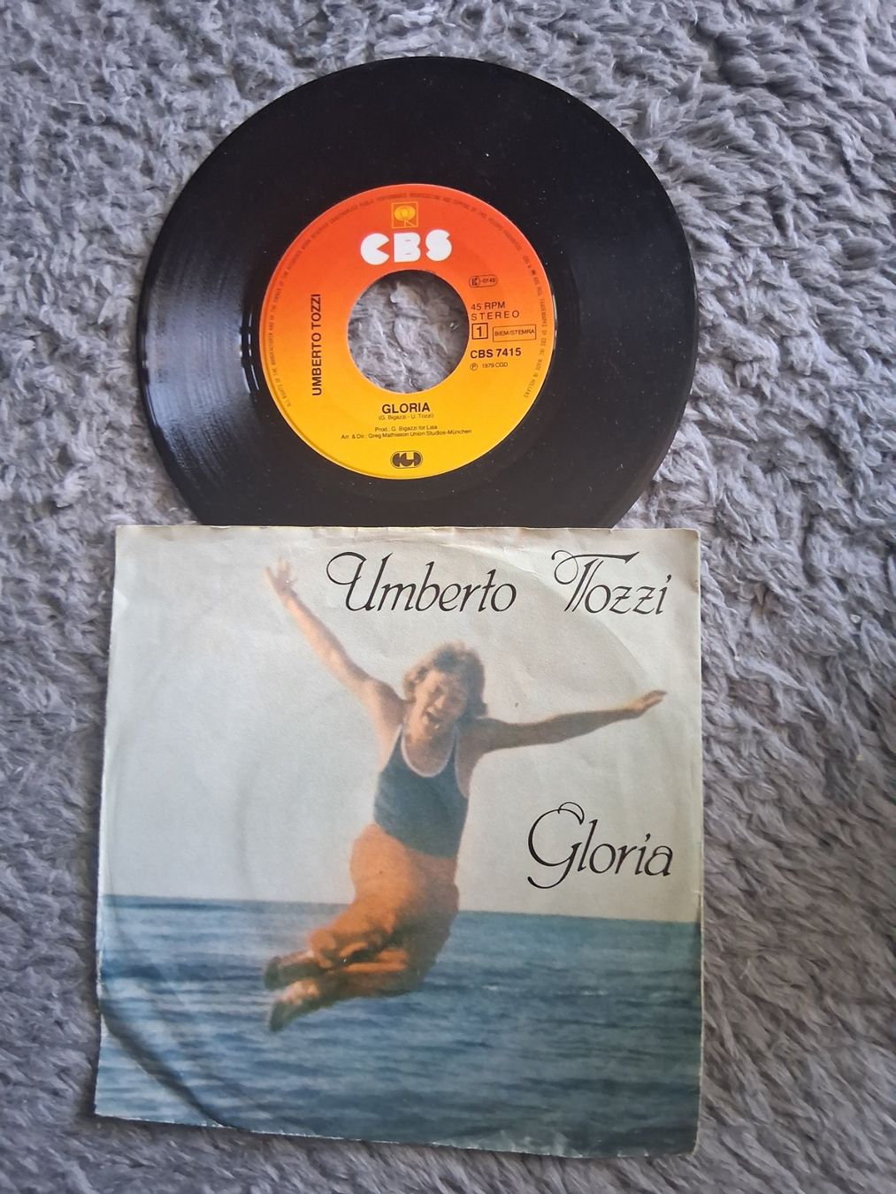 Dischi in vinile: UMBERTO TOZZI        GLORIA    7NER SINGLE – Usato da Wetzikon ZH venduto da Ramones01