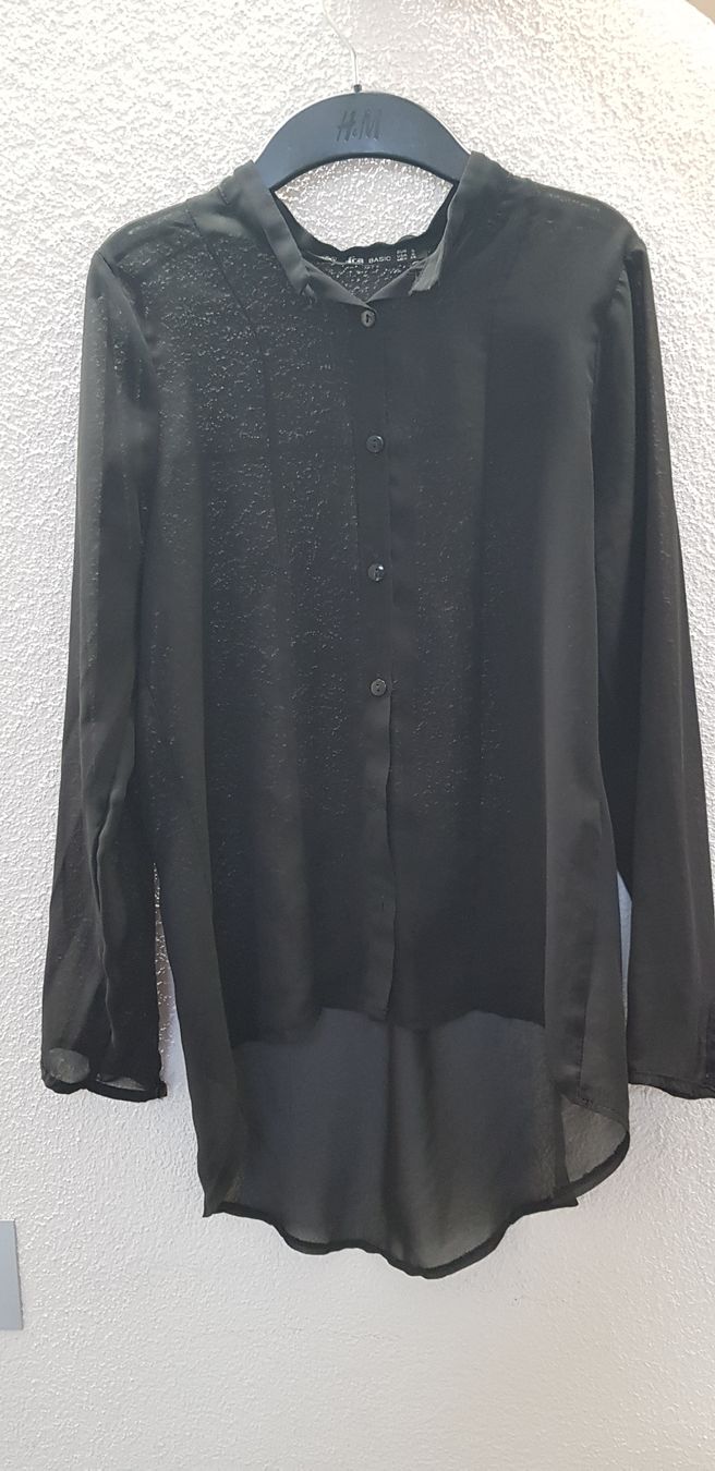 Camicette: Schwarze transparente Bluse von Fra Basic, Gr. S top Zustand – Nuovo (secondo la descrizione) da Zürich venduto da sb_t28m