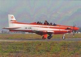 Postcard Swiss AF PC-21