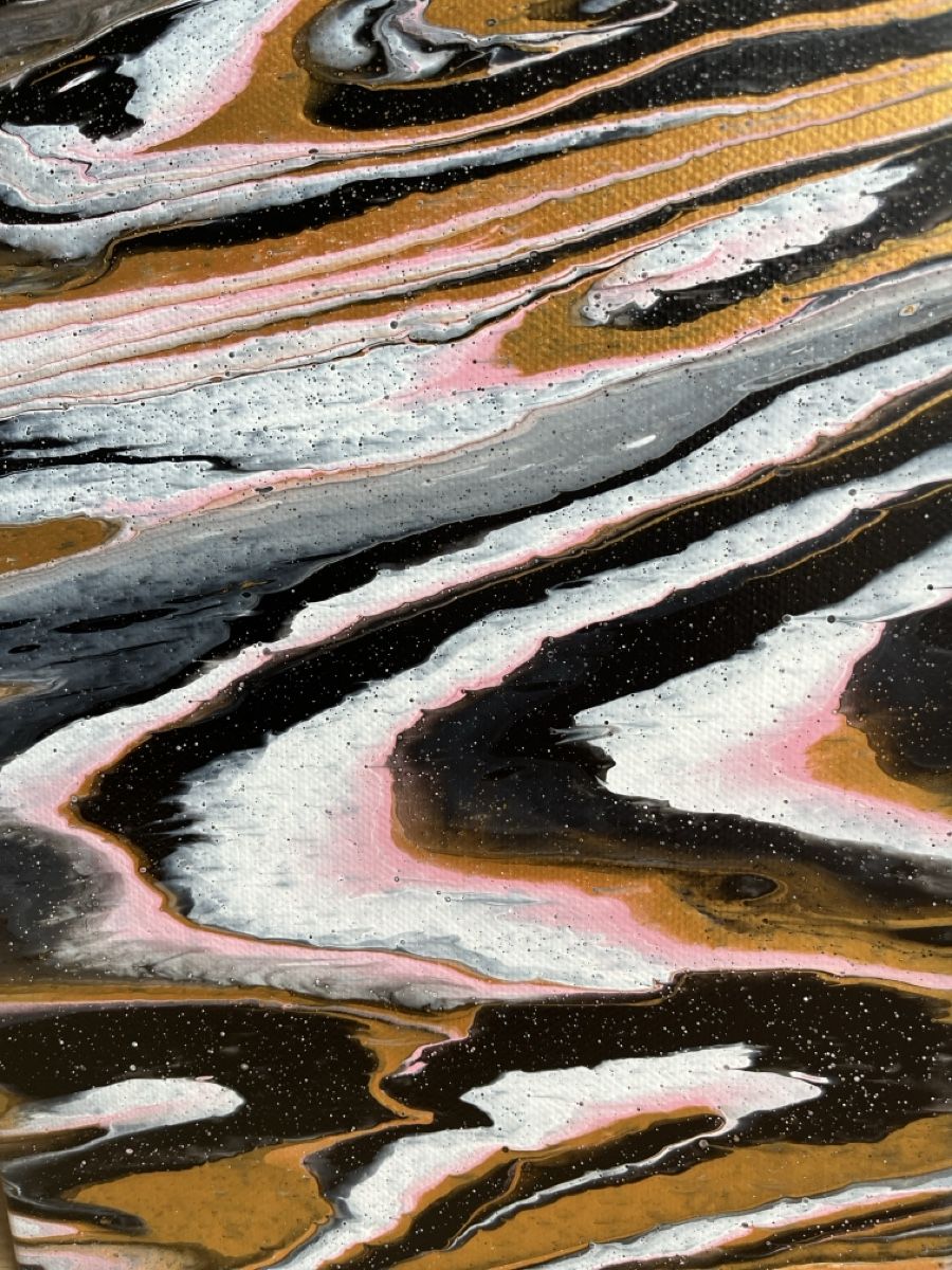 Dipinti: Abstraktes Acryl-Gemälde "Sternenstaub" – Nuovo (secondo la descrizione) da Hochdorf venduto da Jasminurschel 3