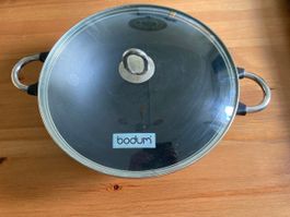 WOK Bodum Gusseisen in Bestzustand