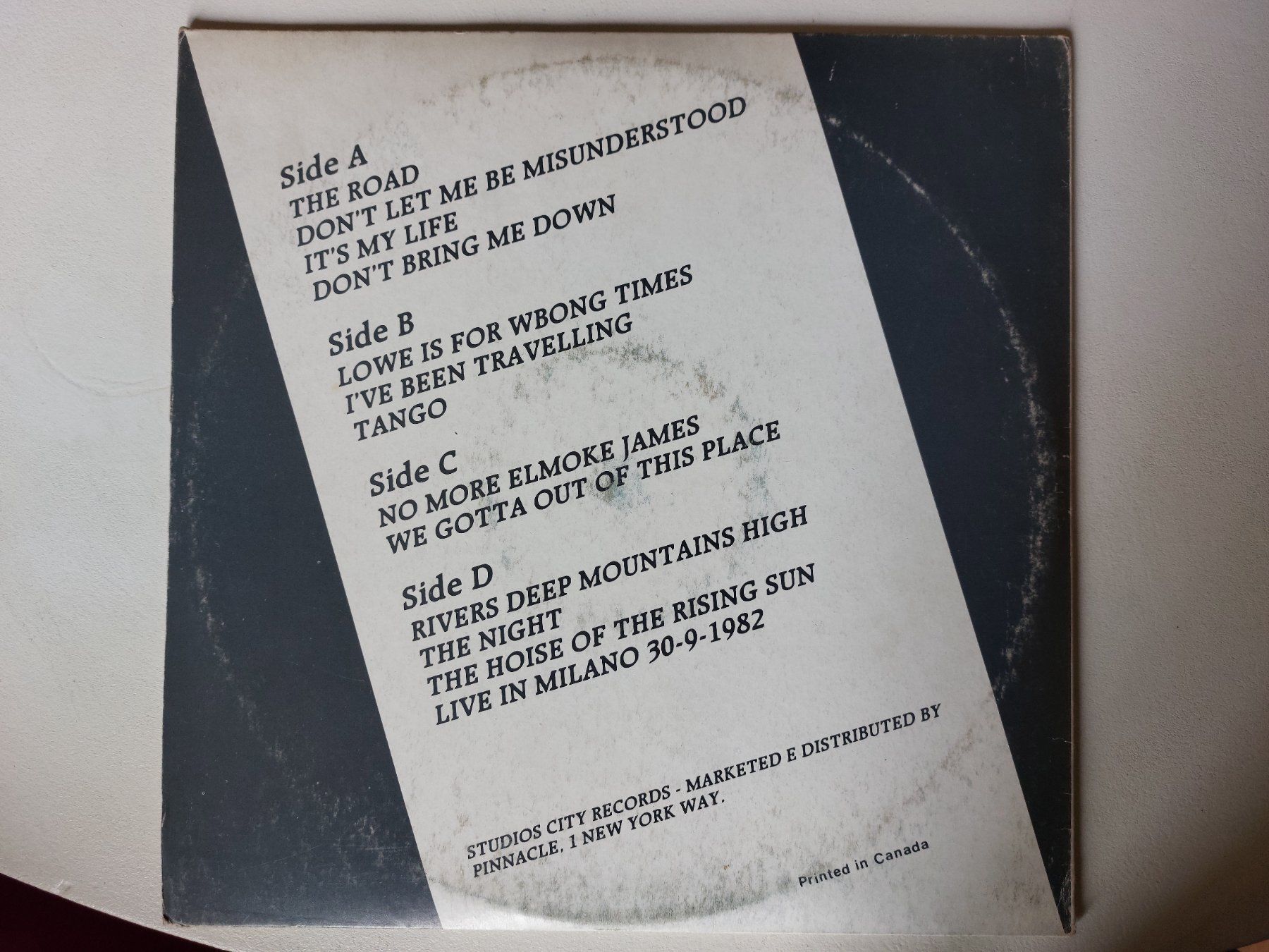 Dischi in vinile: Eric Burdon Band - Bootleg – Usato da Zürich venduto da Rockbyrd 1