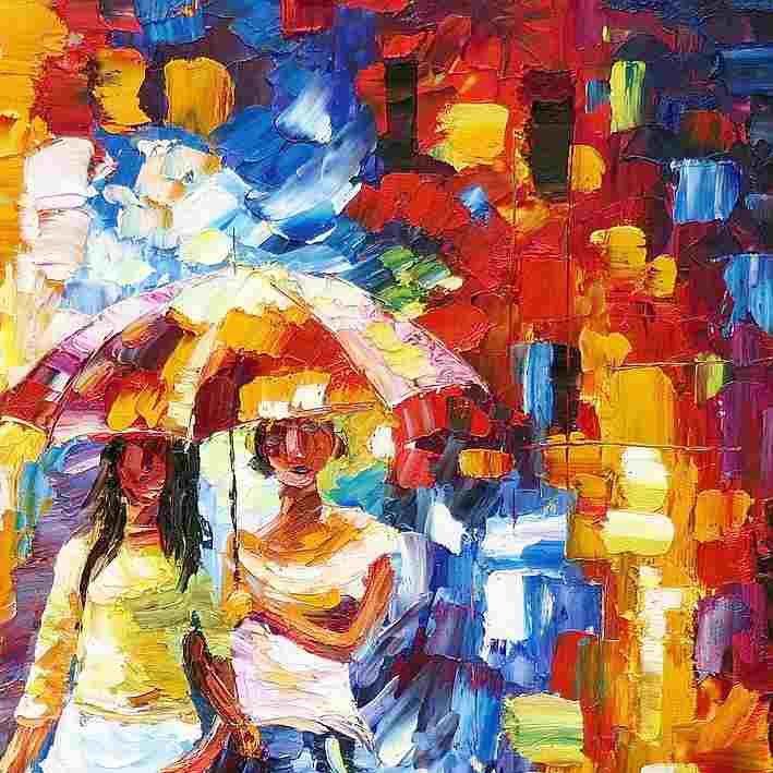 Riproduzioni & Creazioni: Modern Art - Umbrella walk – Nuovo (secondo la descrizione) da Larnaca venduto da KunstDepot24 3