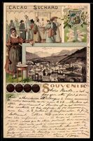 Litho Chur, Reklame für Cacao Suchard, 