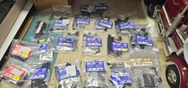 Grosses Konvolut mit diversen Tamiya Ersatzteile
