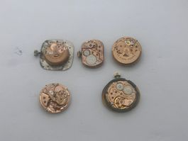 Omega Werke Lot Kaliber 271, 661, 625, 684, 244
