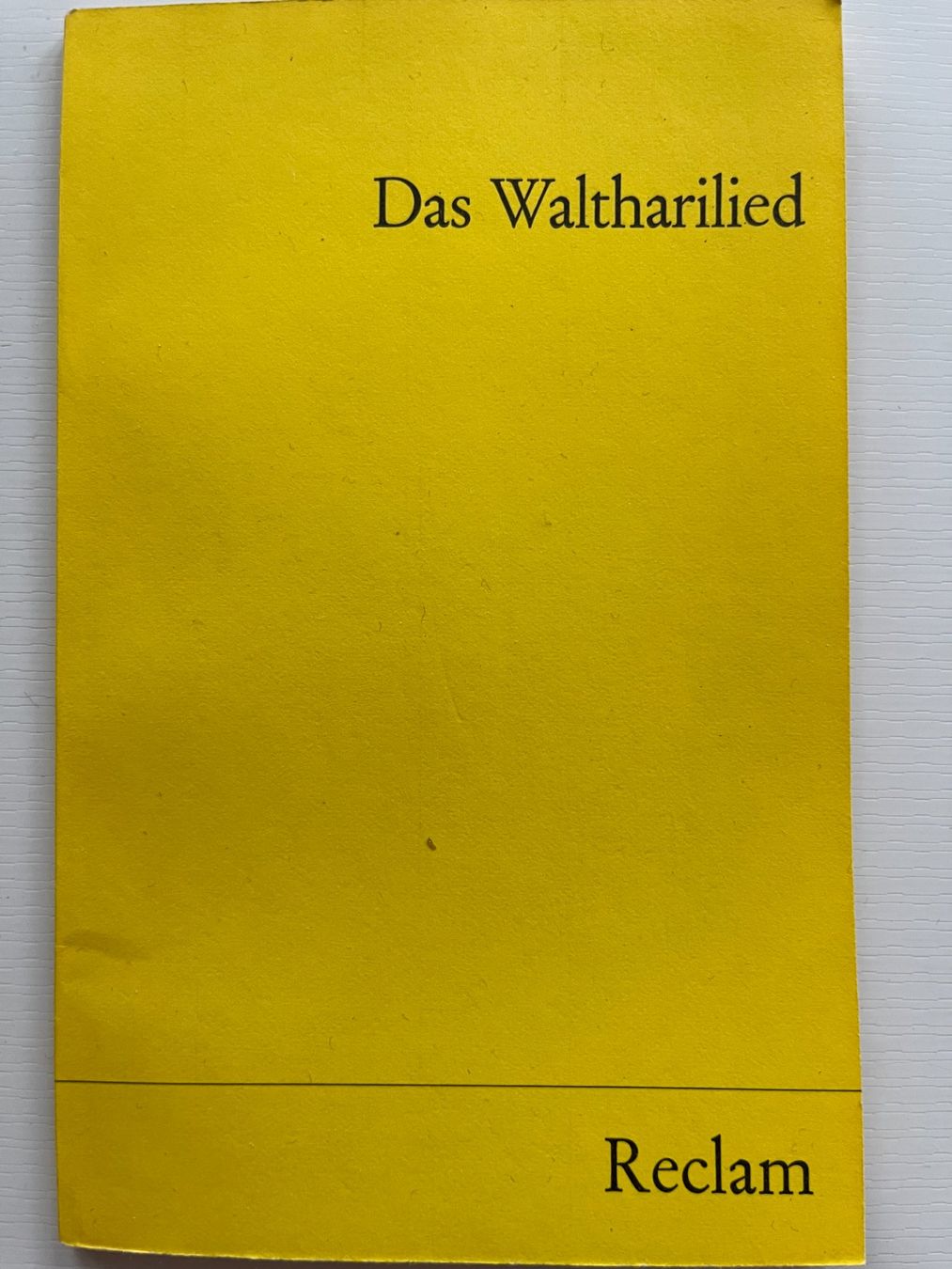 Bücher: Das Waltharilied – Gebraucht aus Effretikon von Vesta02