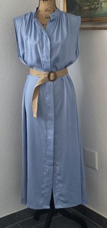 H&M Sommer Kleid, Grösse L, hellblau, inkl. Gürtel
