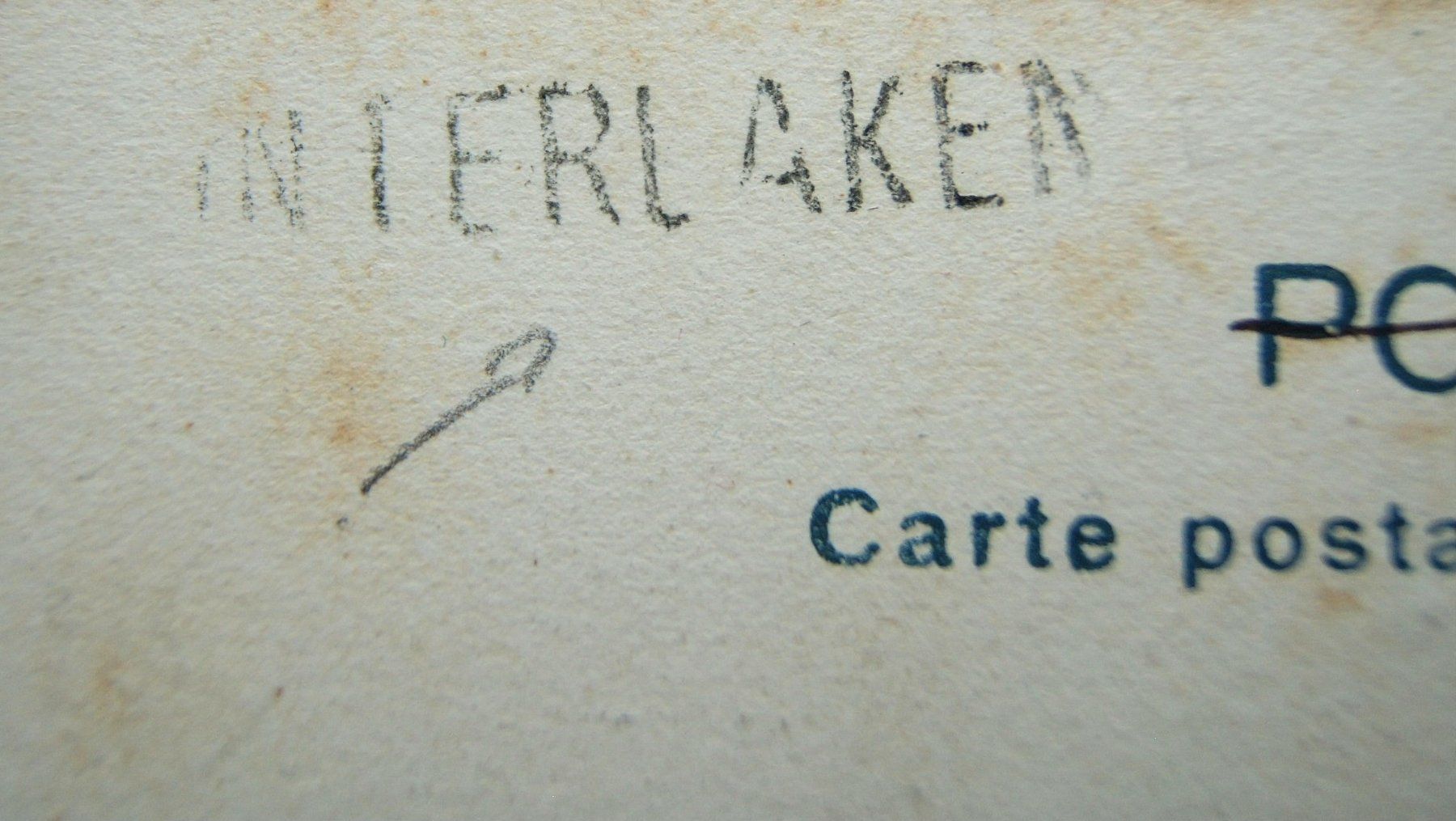Cartoline postali: AK RINGGENBERG MIT STABSTEMPEL INTERLAKEN 1902 – Usato da Brunnen venduto da Nonne04 2