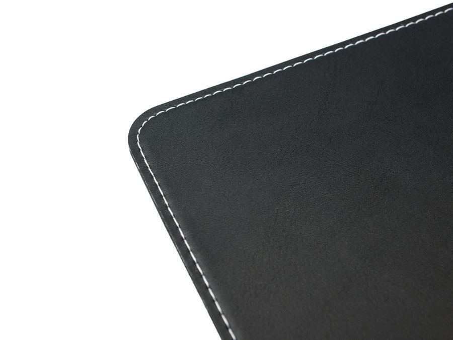 Mausmatten: Maus Pad im Lederdesign, schwarz – Neu und originalverpackt aus St. Gallen von cointec 1