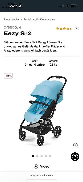 Cybex Carrozzine: Cybex Kinderwagen – Usato da Tafers venduto da bin_7xtz 1