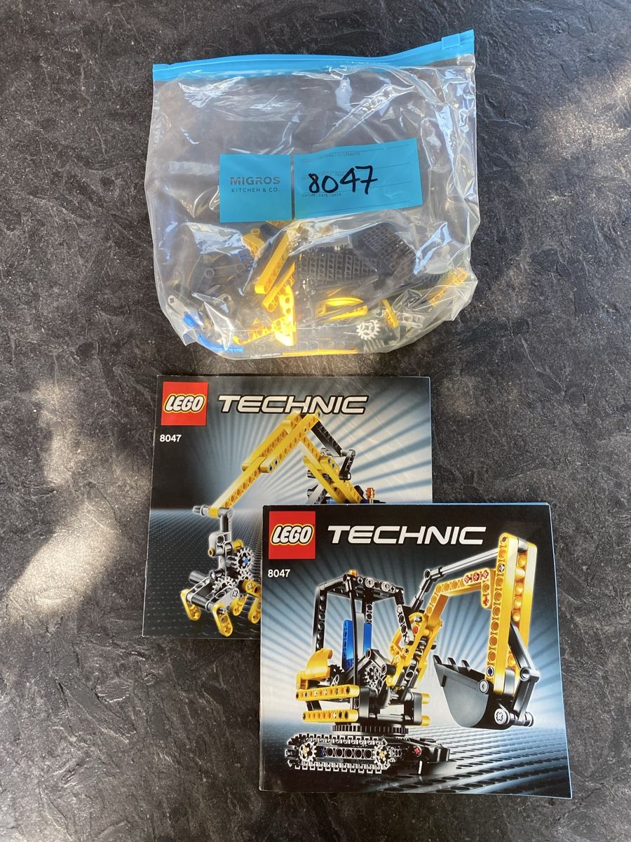 Lego Kit di costruzioni: Lego Kompaktbagger # 8047 – Usato da Egliswil venduto da sil_x8hr 2