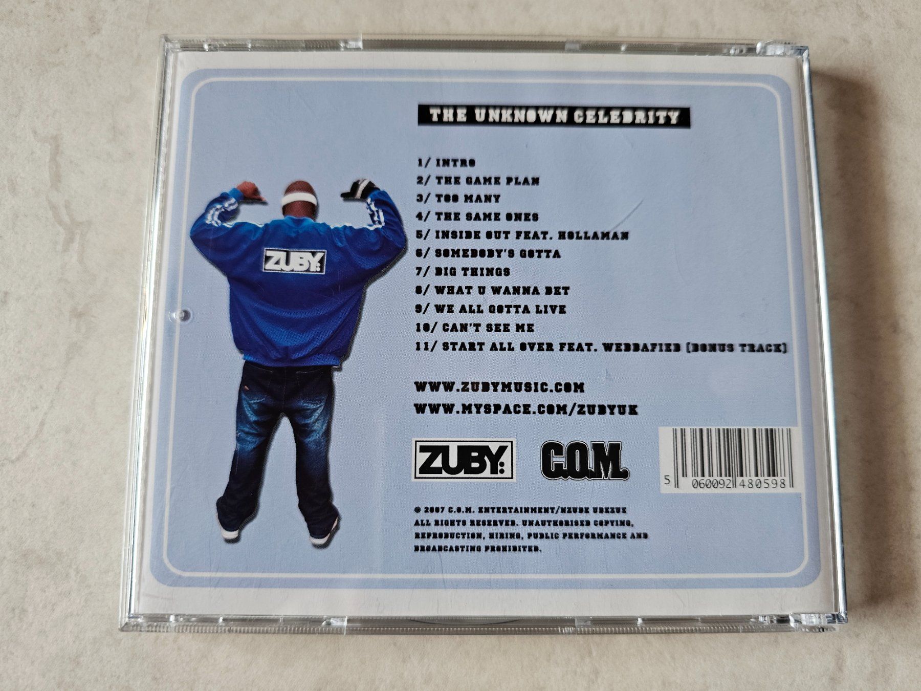 CD: Zuby  -  The Unknown Celebrity – Usato da Schneisingen venduto da backstore24 1