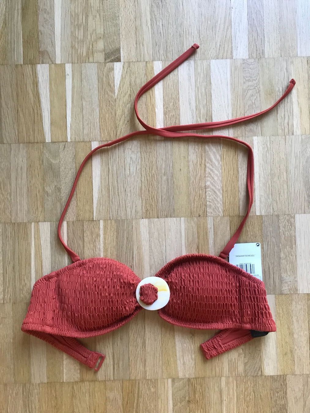 Mango Costumi da bagno & Bikini: Süsses Bandeau Bikini Oberteil - Neu – Nuovo e nell'imballaggio originale da Zürich venduto da mybuybye