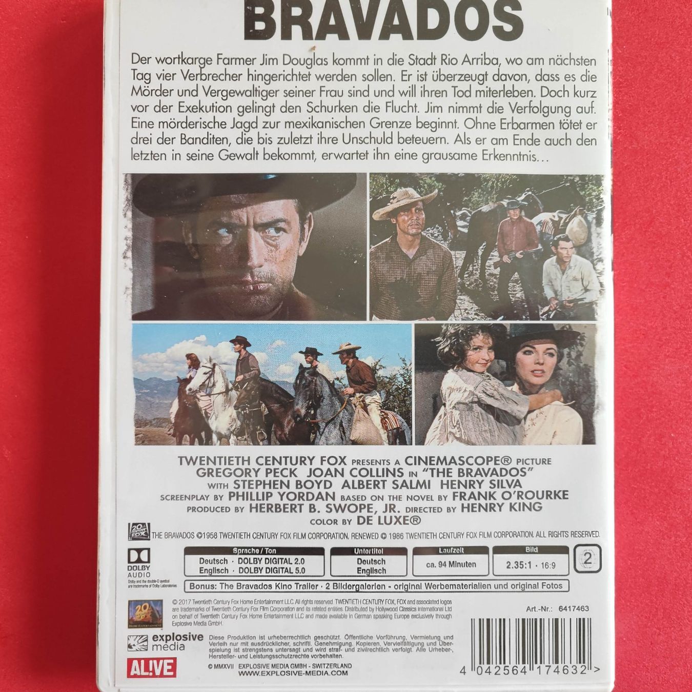 Tutti i DVDs: Bravados - (1958) – Usato da Dübendorf venduto da kb86_MOVIE 1