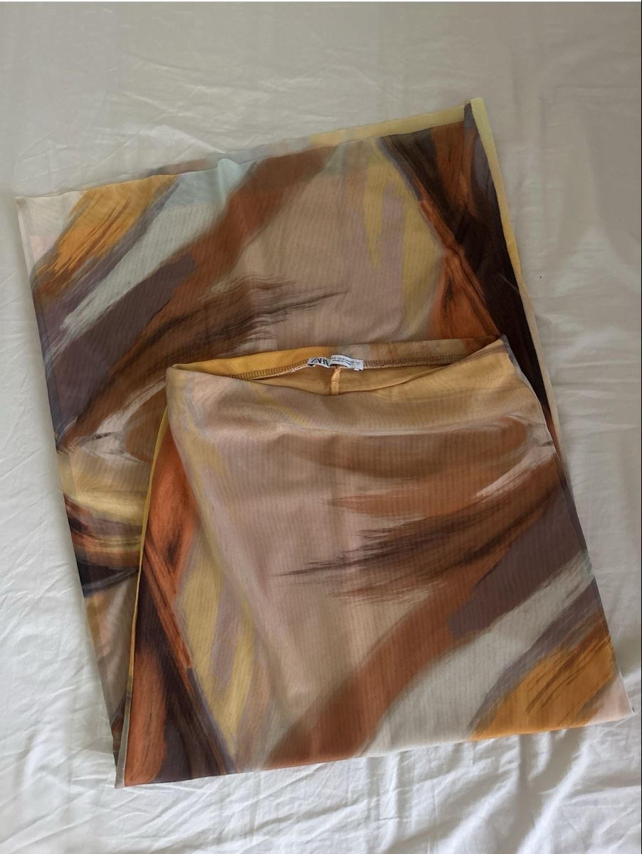 Zara Gonne: Zara Maxirock mit Print, Grösse S – Usato da Romanshorn venduto da Apicel 2