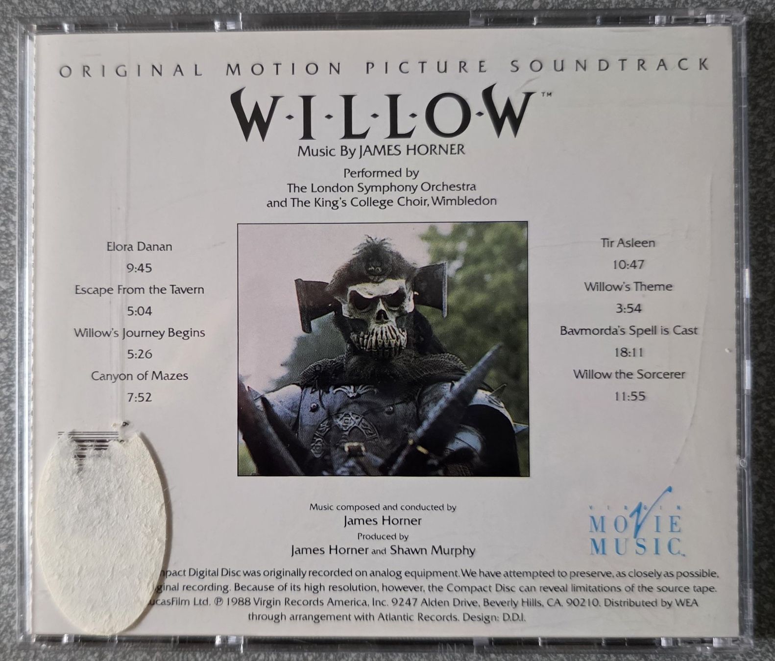 CD: Willow - Original Motion Picture Soundtrack CD – Usato da Oetwil am See venduto da fineli2 1
