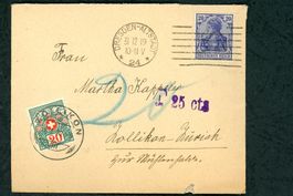 Brief aus dem Jahr 1919 mit Deutscher Marke