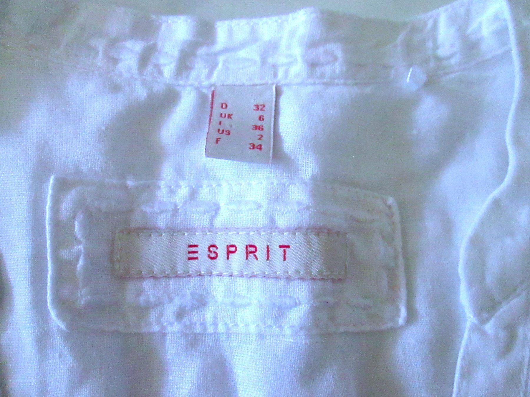 Esprit Camicette: Esprit Bluse Größe 34, Leinen – Usato da Sementina venduto da babucia 1