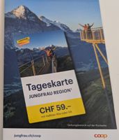 2 Tageskarten Jungfrau Region neu mit Halbtax oder GA