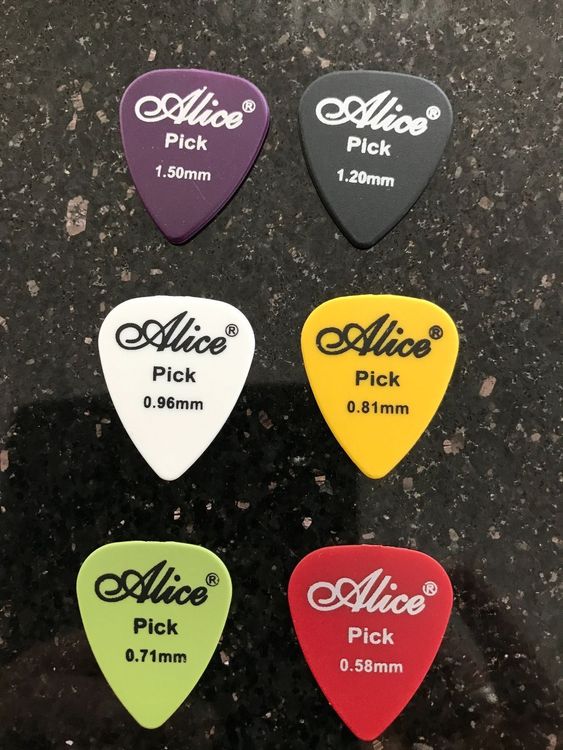 Produktbild von Gitarrensaiten Klassische Gitarre Gitarre Plektrum, 10 Stücke ABS Gitarren Plektren Picks E Gitarren Saiten
