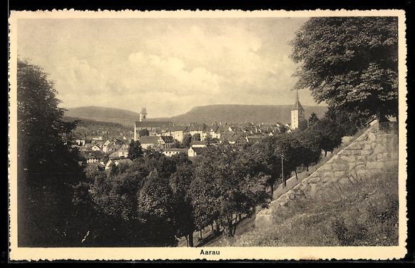 Ansichtskarten: AK Aarau, Gesamtansicht – Gebraucht aus Berlin von bartko-reher