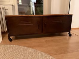TV-Möbel Industrial Design Metall Holz gebraucht