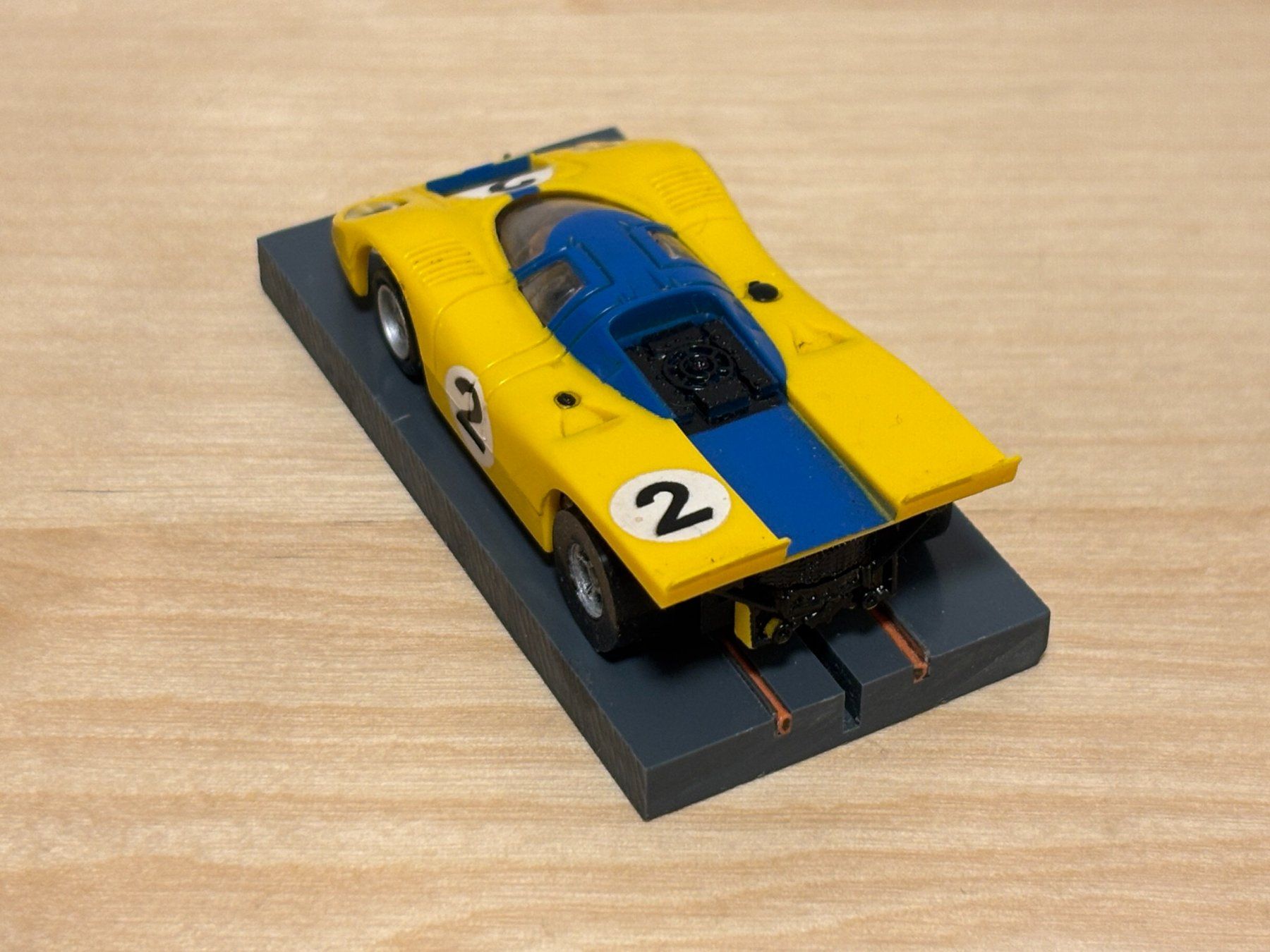 Faller Piste: Faller/Aurora AFX Porsche 917K #2 gelb/blau – Usato da Bülach venduto da h0slotch 2