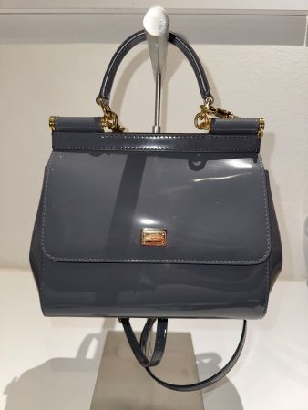 Dolce & Gabbana Sicily patent leather bag