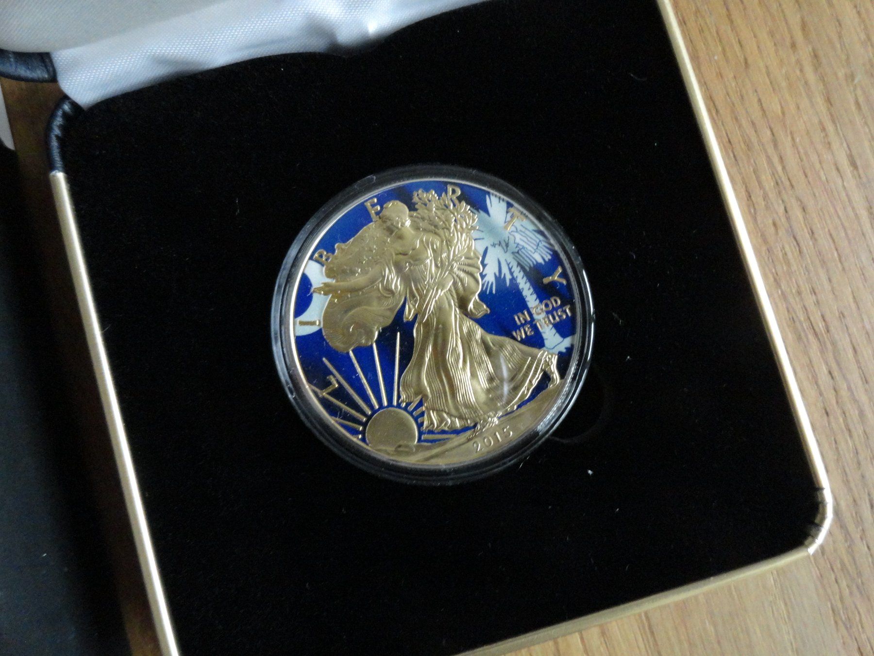 Tutti le monete: 2015 American Silver Eagle - State Flags - South Carolina – Nuovo (secondo la descrizione) da Gerlafingen venduto da Shiva_74 5