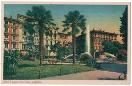 Lugano, giardino pubblico, circolata 1927