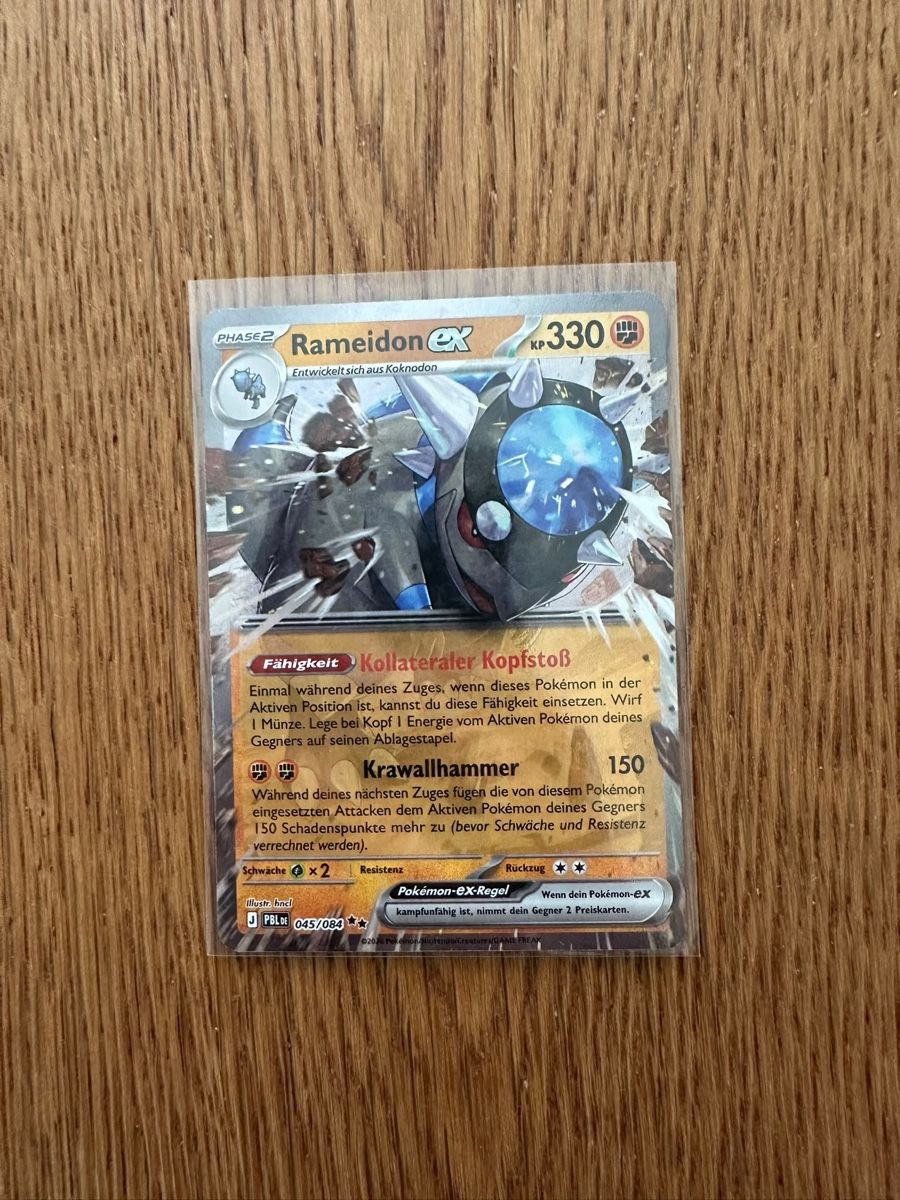 Pokémon Sammelbilder & Trading cards: Pokemon Sammelkarte Rameldon EX 043/059 neuwertig – Neu (gemäss Beschreibung) aus Utzigen von perfekten