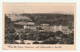 Antike Postkarte Schloss Schönbrunn, Neptungrotte 1938 Wien