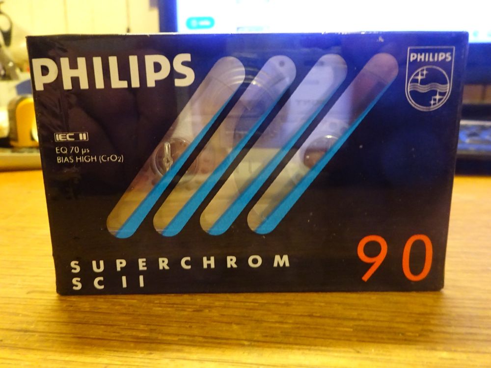 PHILIPS SUPERCHROM SC II 90 Kassette neu in Verpackung (Neu und ...