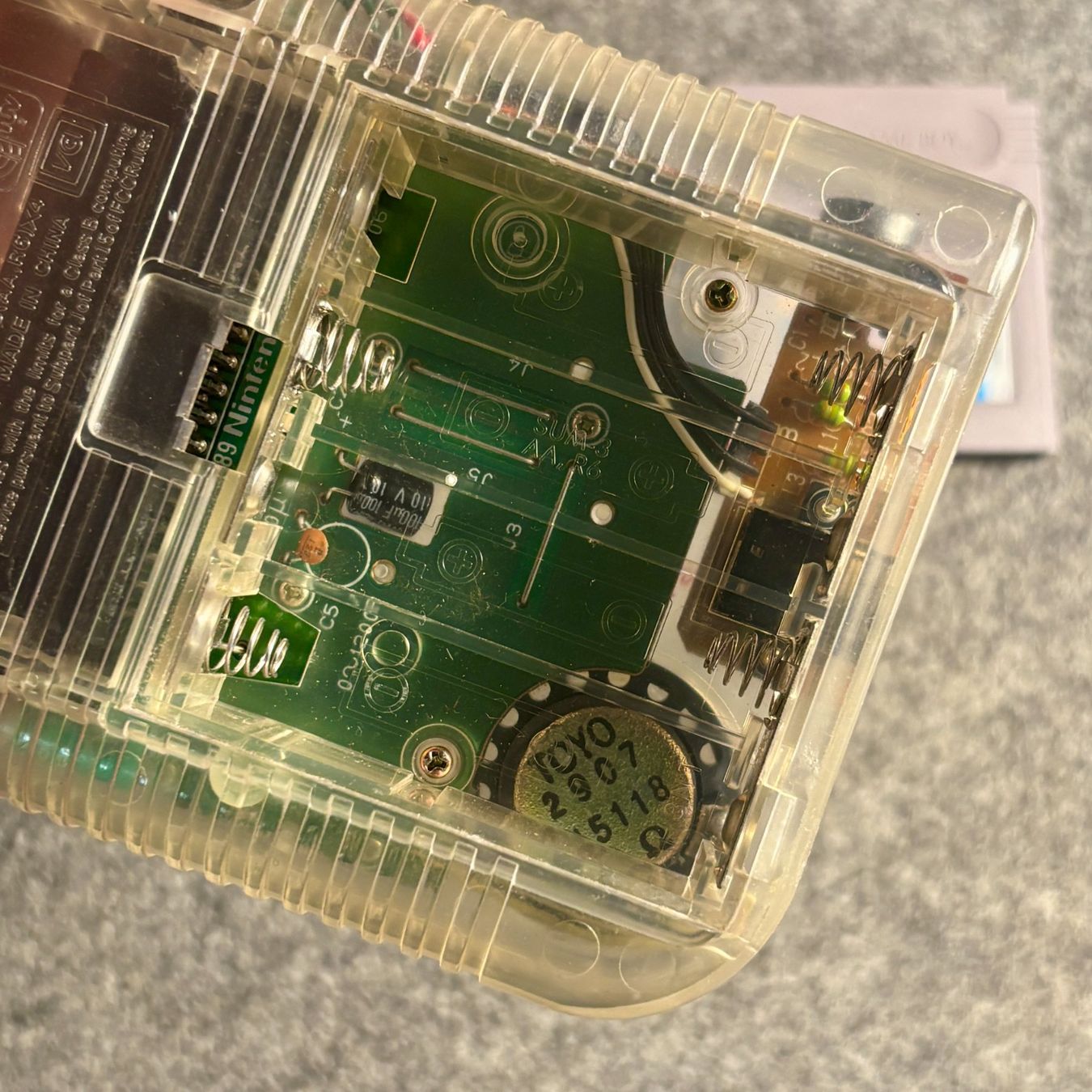 Nintendo Console: Gameboy Classic Transparent Konsole + Super Mario Land – Usato da Mollis venduto da GamingCorner 2