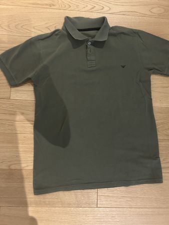 Polo Shirt Emporio Armani Khaki Size M Used