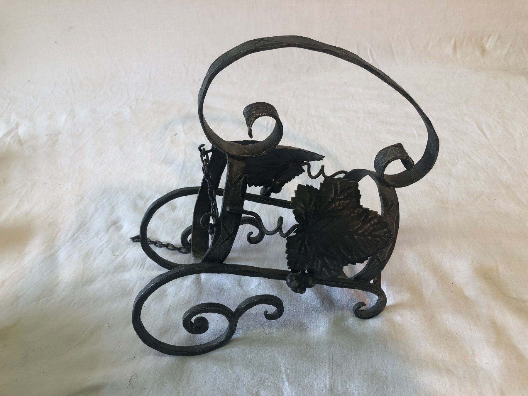 Portabottiglie: Porte bouteille en fer forgé – Usato da Aïre venduto da tas_fq9v
